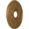 Ekena Millwork Baltimore PVC Ceiling Medallion (Canopies up to 6 1/2"), 16"OD x 3 1/2"ID x 1"P, Metallic Gold Rush CMP16BACGH - alternate 3